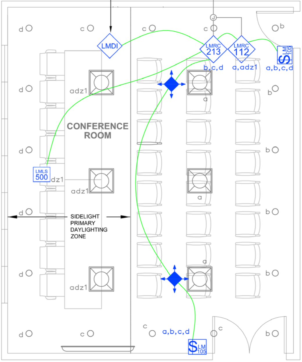 image of Conference Room wired layout